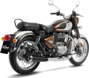LeoVince Classic Racer Black Edition slip-on kipufogórendszer a Royal Enfield Meteor 350-hez (2021–2025), 2, nordicamoto.ro