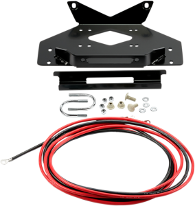 Winch Mount Kit Black, 1, nordicamoto.ro