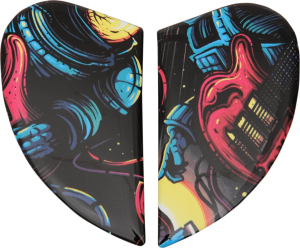 Airmada Space Bass Face Side Plate Kit Black, Blue, Red