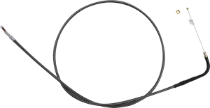 Karbonfibr Braided Throttle/idle Cable Black