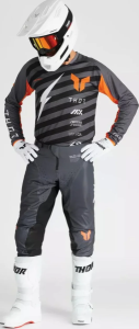 Pantaloni THOR Launchmode Vented Raid Black/Gray 34, 5, nordicamoto.ro