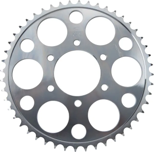 JT SPROCKETS Acél hátsó lánckerék, természetes színű 