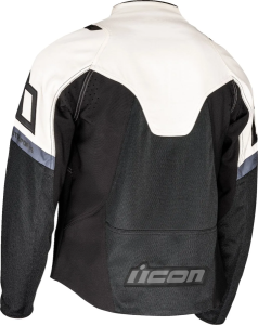 ICON Contra3 kabát, fekete, fehér, 3XL, 3, nordicamoto.ro