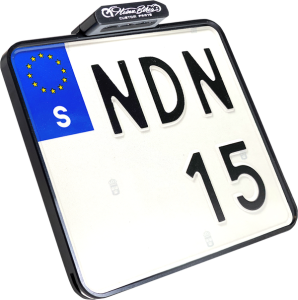 License Plate With Taillight Black, 2, nordicamoto.ro