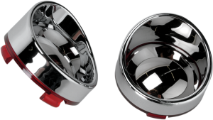 Visor-style Bezel And Lens For Deuce-style Turn Signals Chrome, 1, nordicamoto.ro