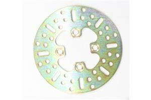 Round D-series Fixed Offroad Brake Rotor Gold, Polished Steel, Stainless Steel, Zinc, 1, nordicamoto.ro