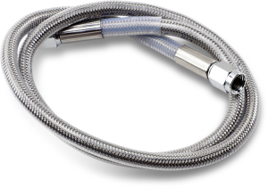 Universal Brake Line Silver, Clear-coated