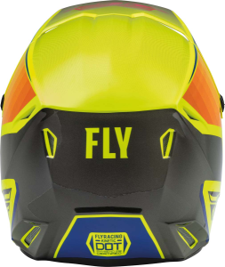 Casca Fly ECE Kinetic Drift kék/sárga/szénszürke S méretű bukósisak, 3, nordicamoto.ro