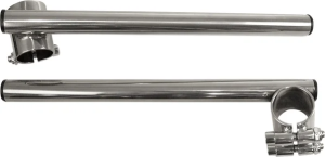 7-8 Steel Clip-on Handlebar Silver, 1, nordicamoto.ro