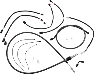 Black Pearl Designer Handlebar Installation Kit Black, 1, nordicamoto.ro