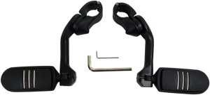 Highway Pegs With Mounting Arms Black, 1, nordicamoto.ro