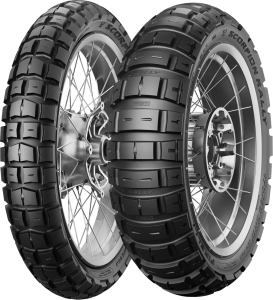 90/90-21 és 150/70R17 méretű Pirelli Scorpion Rally gumiabroncsokból álló szett