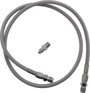 Extended Length Brake Line Silver Oversize [+152 mm (6'')], 1, nordicamoto.ro