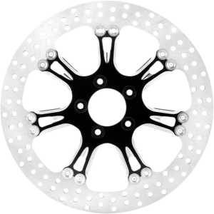 Two-piece Brake Rotor Black, Silver, Matte, 1, nordicamoto.ro