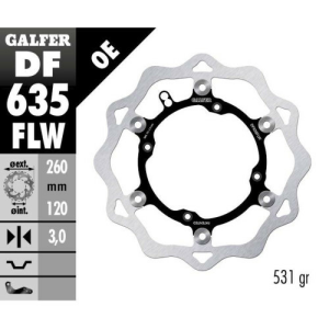 Galfer úszó elülső féklemez a Beta 250–525 RR modellhez, nordicamoto.ro