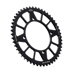 JT SPROCKETS alumínium hátsó lánckerekek, fekete , nordicamoto.ro