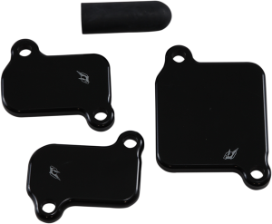 Engine Block Off Plates Black