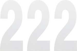 Standard Numbers White, 1, nordicamoto.ro