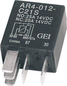 Micro Relay With Diode Black, 1, nordicamoto.ro