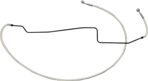 Braided Front Brake Line Chrome, Sterling Chromite® Ii Oversize [+51 mm (2'')], 2, nordicamoto.ro