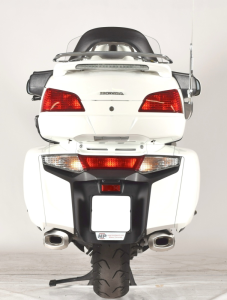 Rectangular Mufflers Stainless Steel Honda Goldwing 1800 Polished, Stainless Steel 