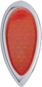 Teardrop Led Taillight Chrome
