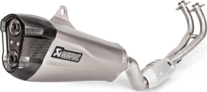 Racing Line Full Exhaust System Scooter Silver, Black 