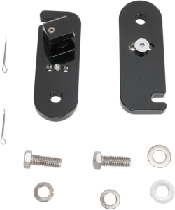 Passenger Floorboard Brackets Black