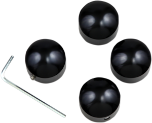 Head Bolt Covers Black, 1, nordicamoto.ro