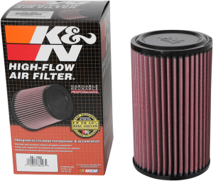 High Flow Replacement Air Filter Black, Red, 3, nordicamoto.ro