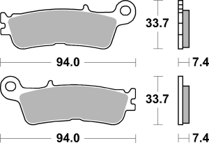 Si Offroad Sintered Brake Pads