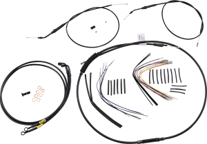 Jail Bar Cable Kit Black, 1, nordicamoto.ro