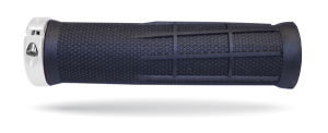 995 Atv Lock-on Grip Black, White