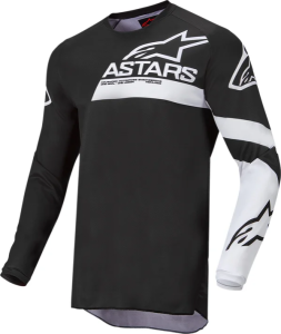Tricou copii Alpinestars Racer Chaser S21 Black/White
