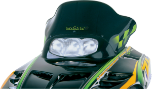 Cobra Windshield Black, Green, 1, nordicamoto.ro