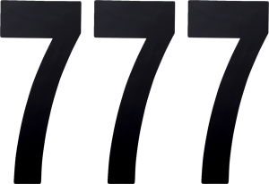 Standard Numbers Black, 3, nordicamoto.ro