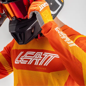 Leatt 5.5 Ultraweld narancssárga póló, L-es méret, 4, nordicamoto.ro