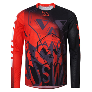 Tricou USWE Kalk Cartoon Off-Road Flame Red, 4, nordicamoto.ro