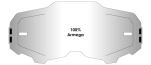 Airscreen lencse, 100% Armega, átlátszó, 3, nordicamoto.ro