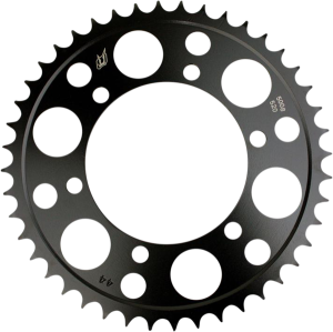 Lightweight Steel Rear Sprocket Black, Anodized, 1, nordicamoto.ro