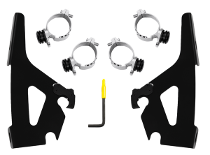 Batwing Fairing Trigger-lock Mounting Kit Black