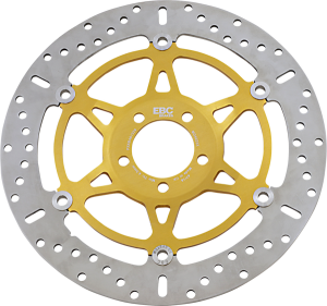 Md Series Pro-lite Contour X Brake Rotor Polished Steel, Yellow, 1, nordicamoto.ro