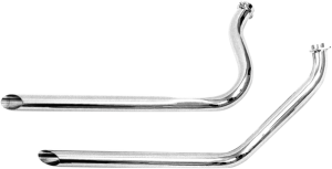 1-3/4(r) Slash-cut Drag Pipes Chrome