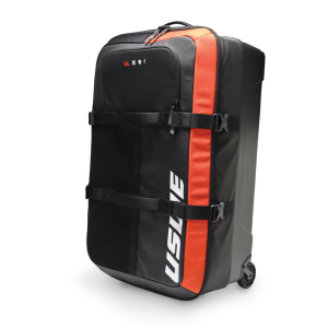 USWE Buddy 100L Athlete fekete/piros kerekes utazótáska, nordicamoto.ro