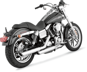 3(r) Round Twin Slash Slip-on Mufflers Black 