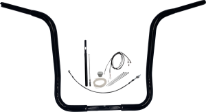 1-1/4(r) Ez Install Round Top Handlebar Kit Black
