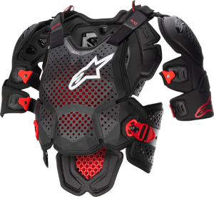 Armura Alpinestars A-10 Roost Guard V2 fekete/piros XS/S, 2, nordicamoto.ro
