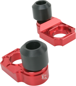 Axle Block Sliders Red, 1, nordicamoto.ro