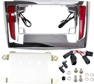 Led License Plate Frame For Tri-glide® Red, 1, nordicamoto.ro