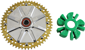 Cush Drive Chain Sprocket Gold, Machined